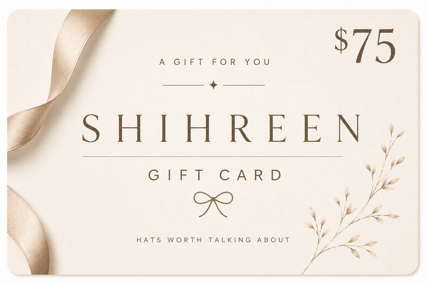 SHIHREEN Gift Card