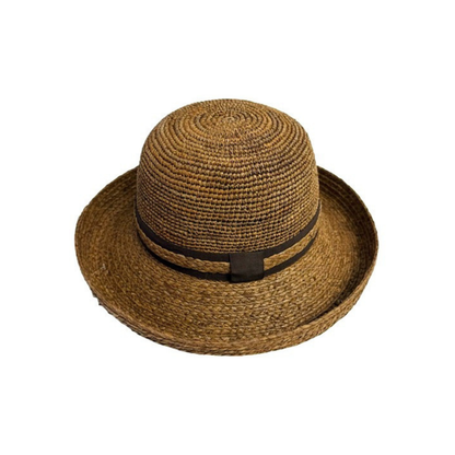 MAYA Raffia Turned Brim
