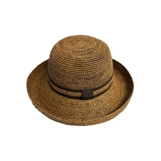 MAYA Raffia Turned Brim