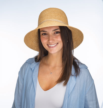 ANNIE Raffia Small Brim