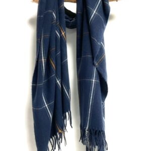 24sp0122 soft woven scarf plaid