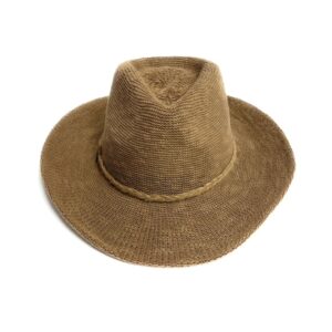 24s 0416 cotton blend fedora cowboy brim hat