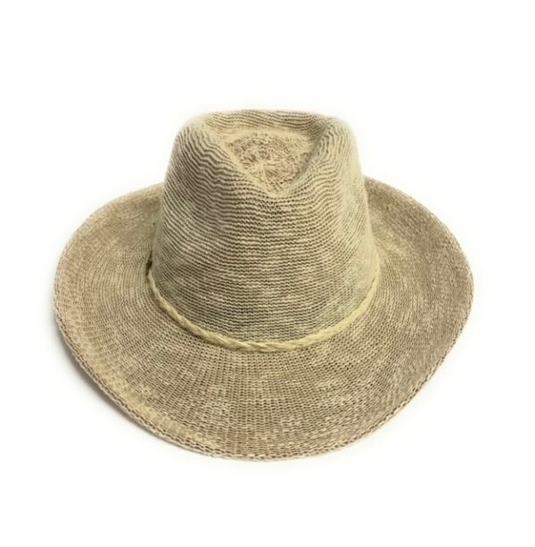 24s 0926 woven fedora brim hat with pattern (copy)