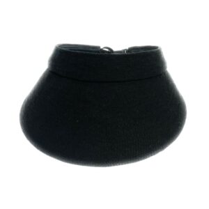 48 visor cotton blend visor with adjustable back